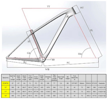 Load image into Gallery viewer, DCB XCL29-Ultralight Carbon XC MTB Frame 29er