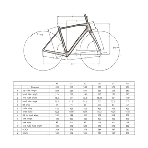 700C DCB GRX700 Road Disc, Gravel, CX Frame. - DIY Carbon Bikes