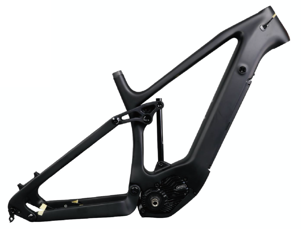DCB F150 E Trek Rail Style Carbon Full Suspension E Bike Frameset 29er or 27.5