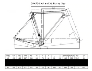 700C or 27.5 DCB GRA700 Exploro Style Carbon Gravel/Road Frame - DIY Carbon Bikes