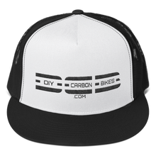 Load image into Gallery viewer, DCB 4 Panel Trucker Cap, multiple colors - DIY Carbon Bikes