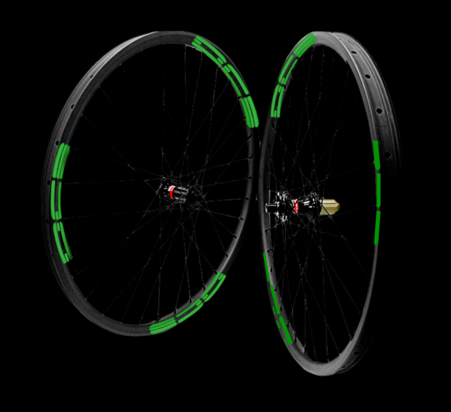 DCB JK Junior Kids 24er or 26er Carbon MTB Wheels with Novatec hubs - DIY Carbon Bikes